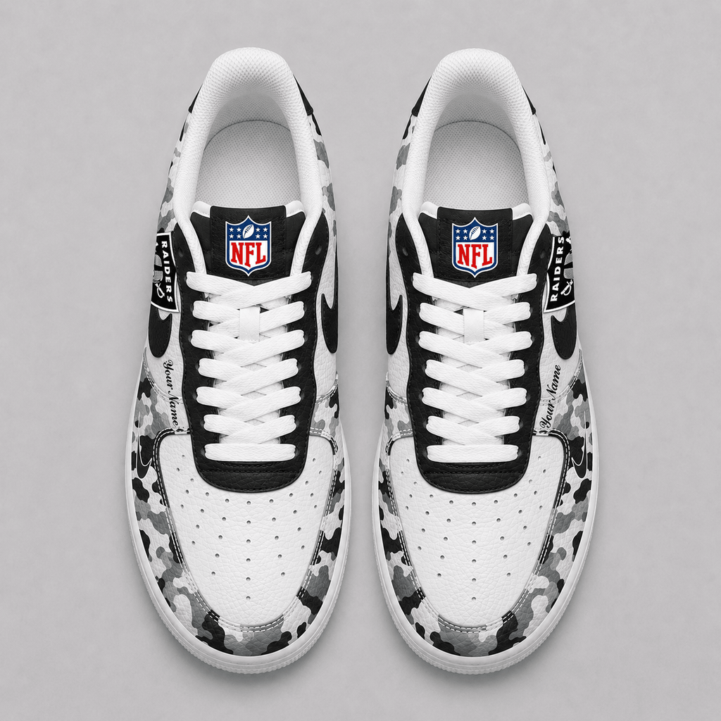 Las Vegas Raiders | Premium NFL Team AF1 Shoes VA918
