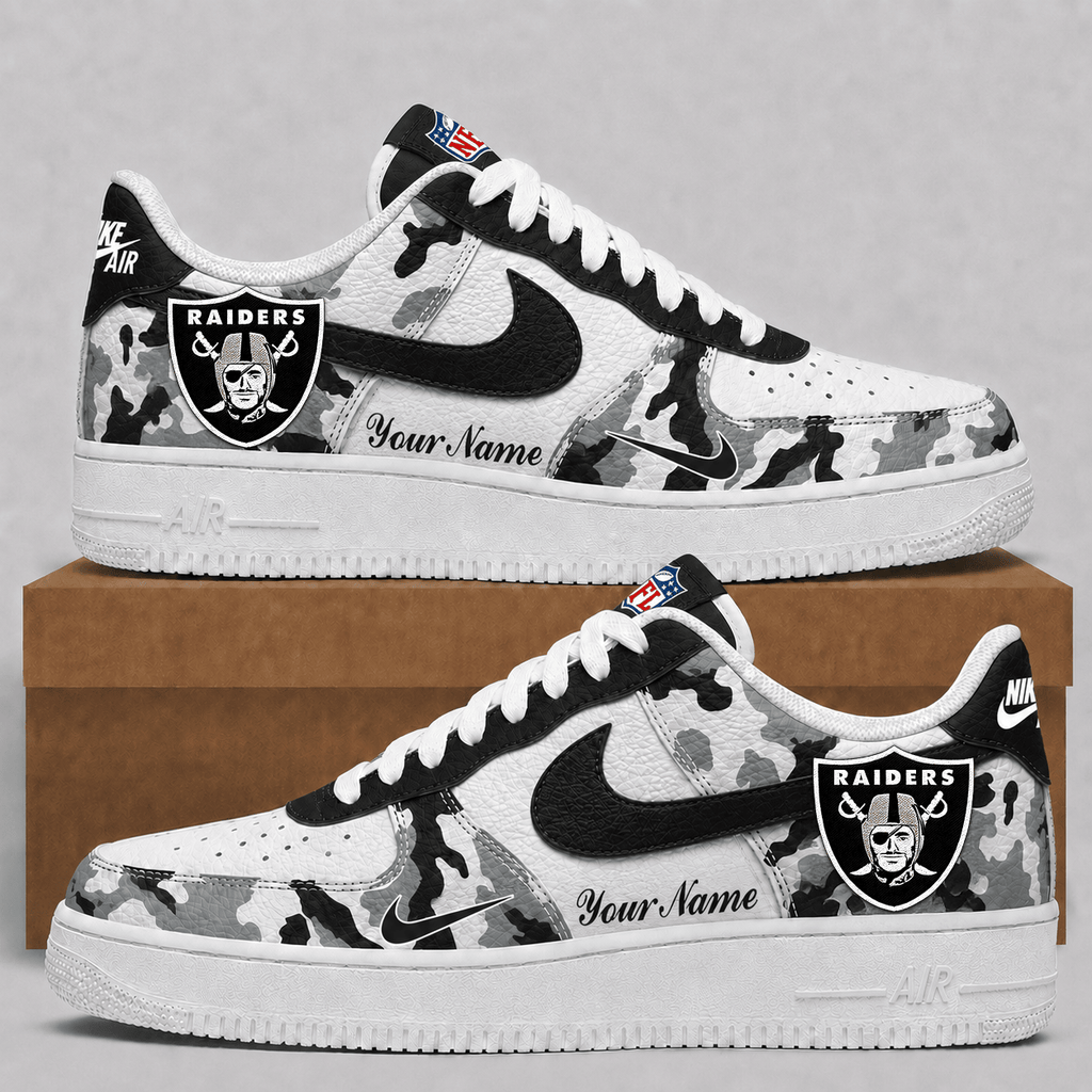Las Vegas Raiders | Premium NFL Team AF1 Shoes VA918