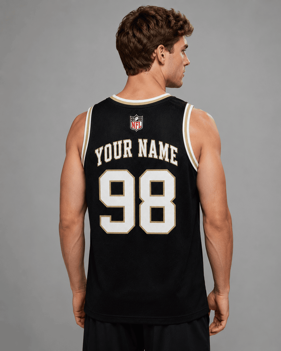 New Orleans Saints | Premium NFL Personalized Team Custom Name Number Sports Tank Top NDN134