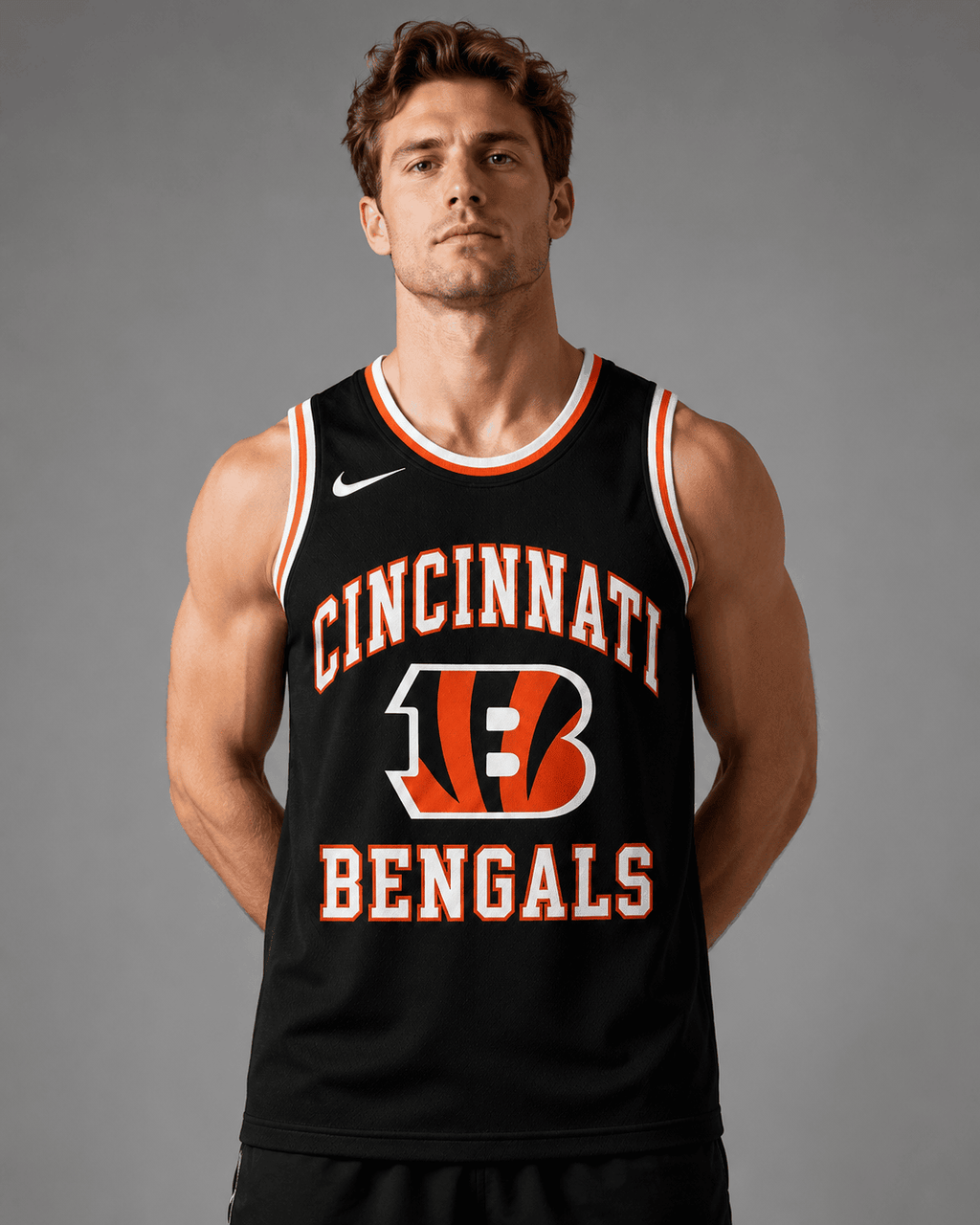 Cincinnati Bengals | Premium NFL Personalized Team Custom Name Number Sports Tank Top NDN108