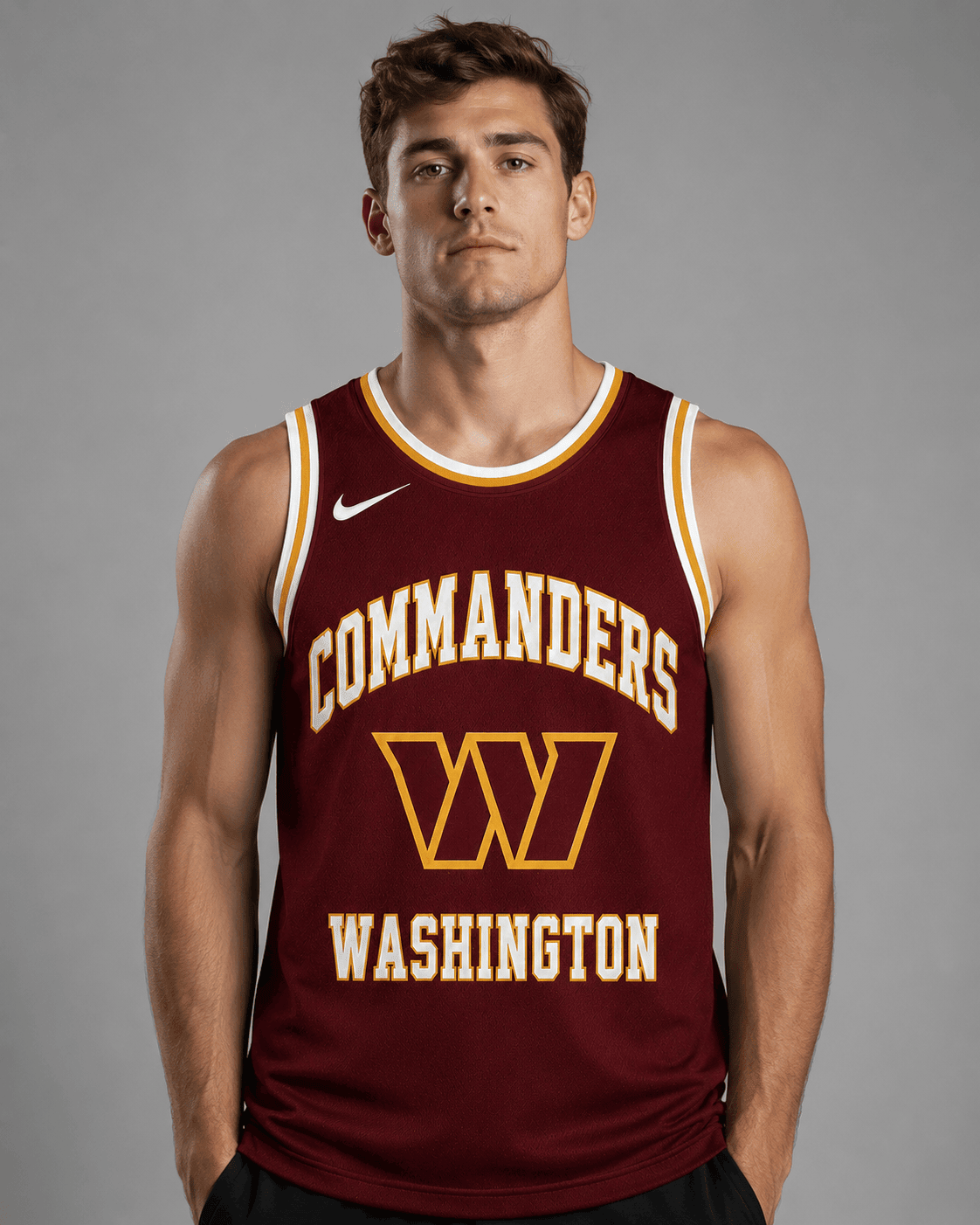 Washington Commanders | Premium NFL Personalized Team Custom Name Number Sports Tank Top NDN105