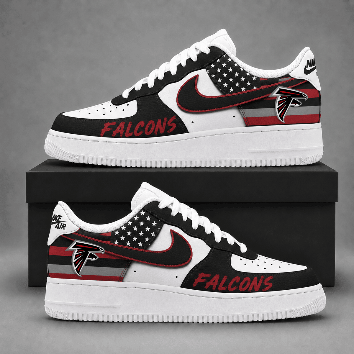 Atlanta Falcons | Premium American Football Team Limited AF1 Shoes NDN510