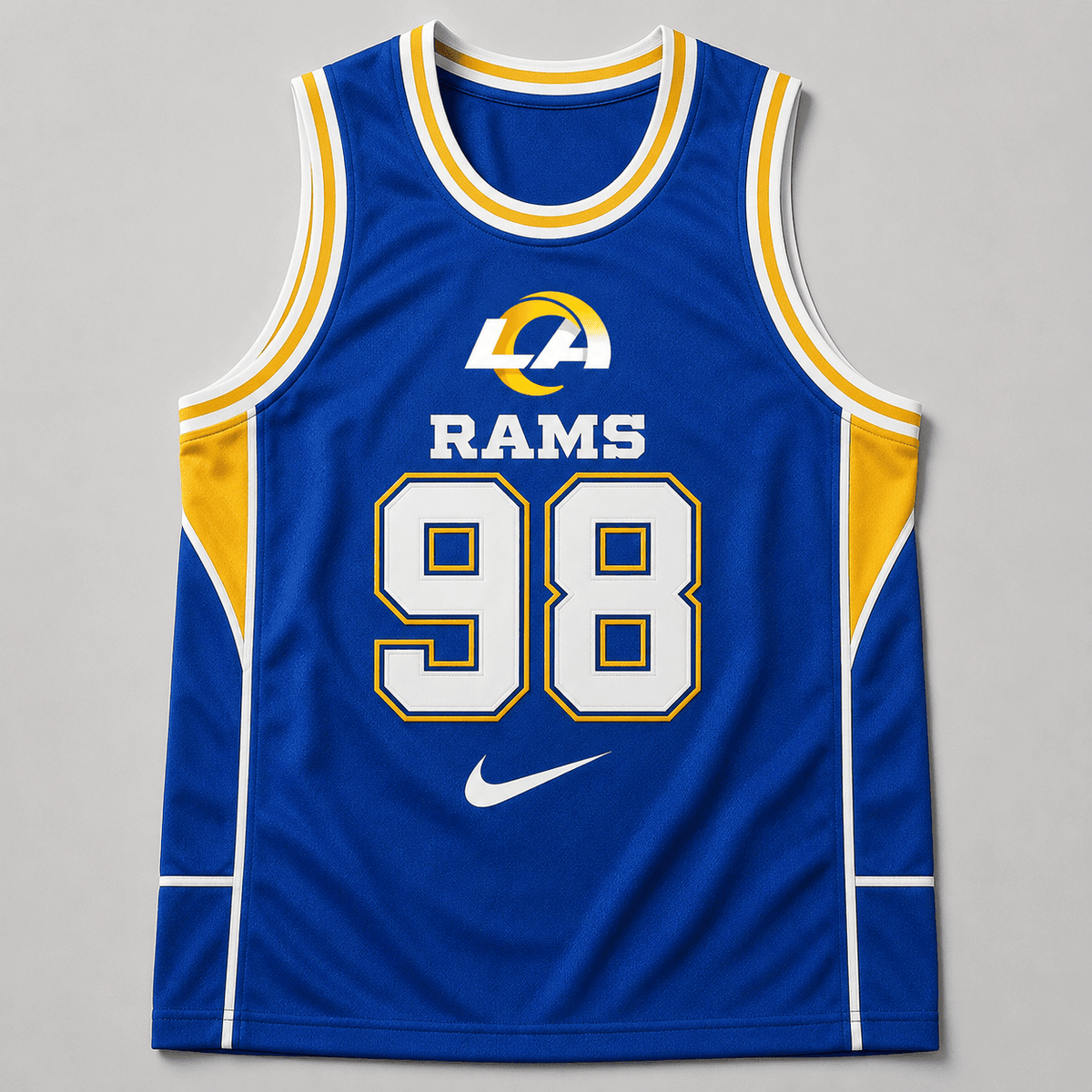 Los Angeles Rams | Premium NFL Custom Basketball Tank Top For Men And Women NDN