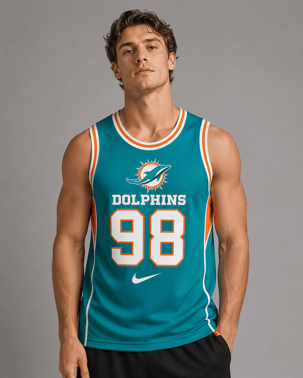 Miami Dolphins | Premium NFL Custom Basketball Tank Top For Men And Women NDN