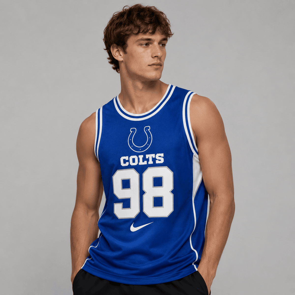 Indianapolis Colts | Premium NFL Custom Basketball Tank Top For Men And Women NDN