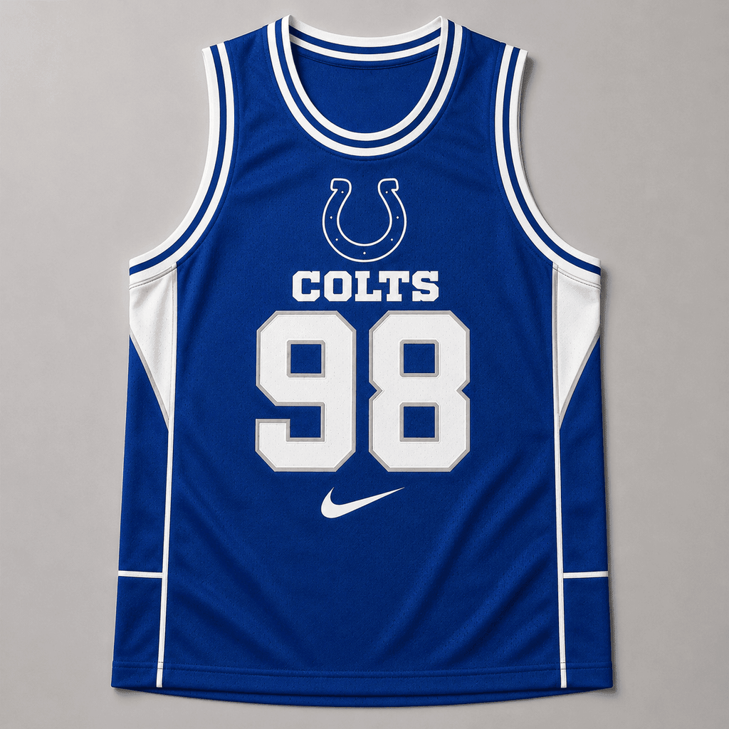 Indianapolis Colts | Premium NFL Custom Basketball Tank Top For Men And Women NDN