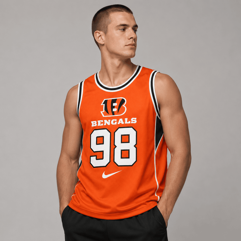 Cincinnati Bengals | Premium NFL Custom Basketball Tank Top For Men And Women NDN