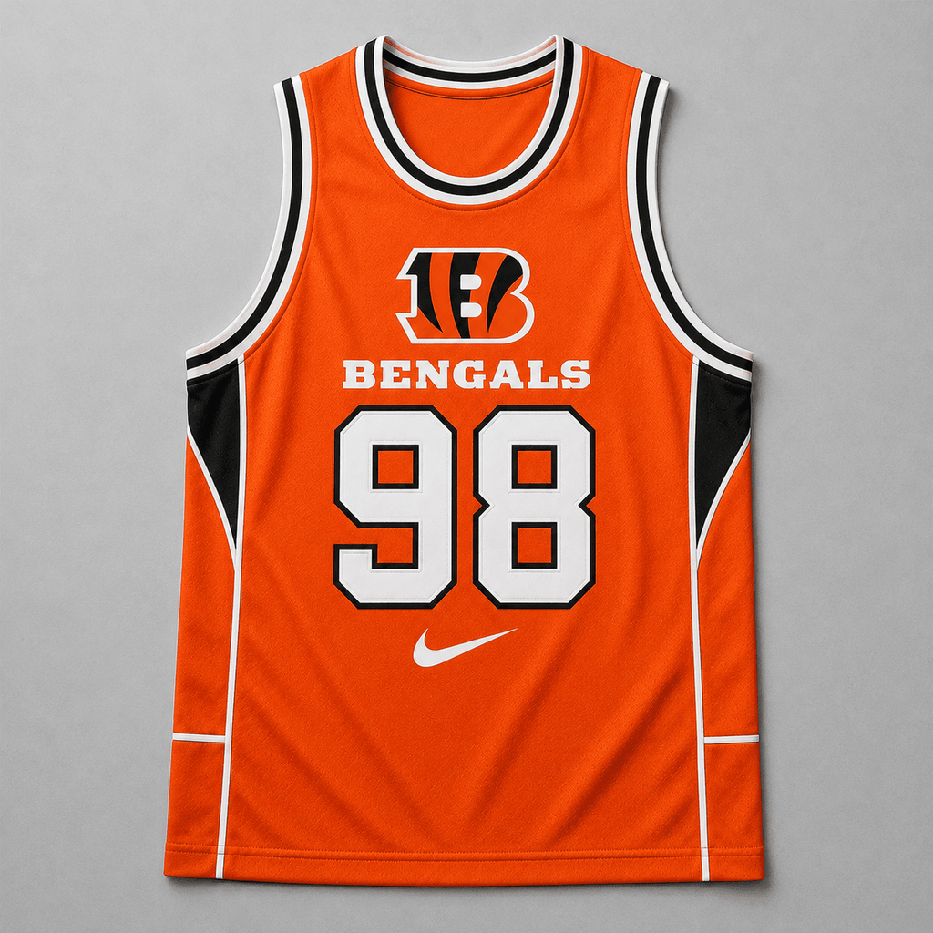 Cincinnati Bengals | Premium NFL Custom Basketball Tank Top For Men And Women NDN