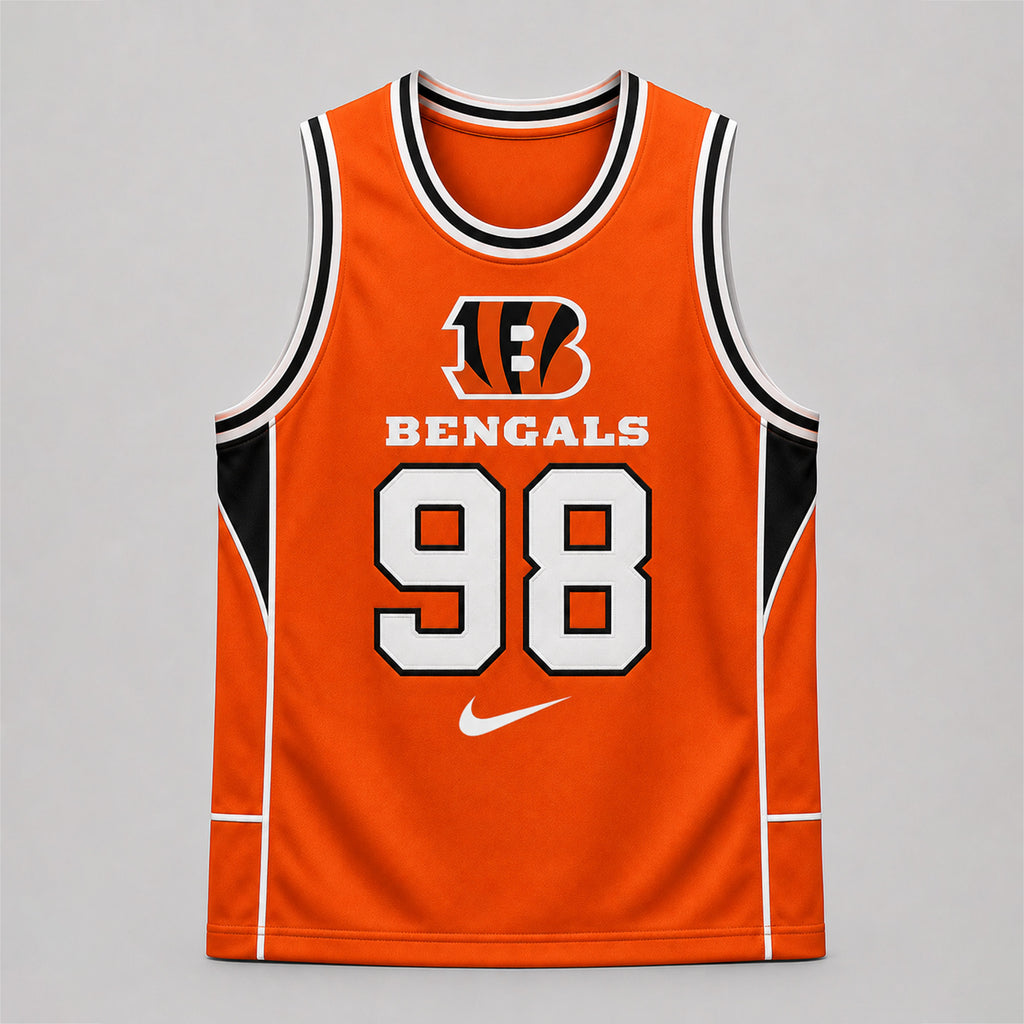 Cincinnati Bengals | Premium NFL Custom Basketball Tank Top For Men And Women NDN