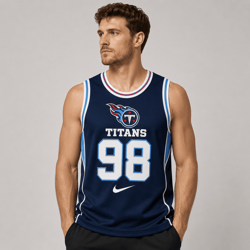 Tennessee Titans | Premium NFL Custom Basketball Tank Top For Men And Women NDN