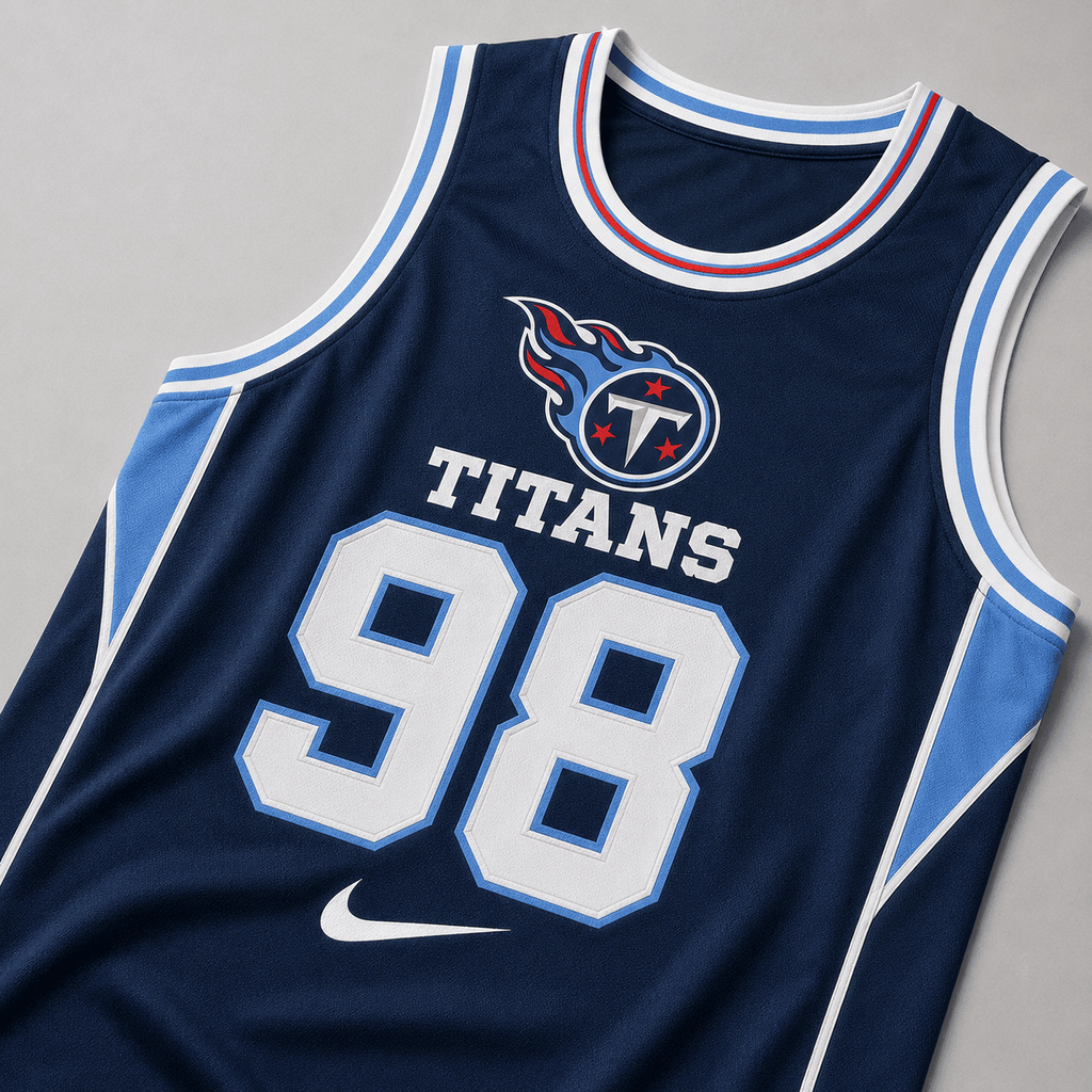 Tennessee Titans | Premium NFL Custom Basketball Tank Top For Men And Women NDN