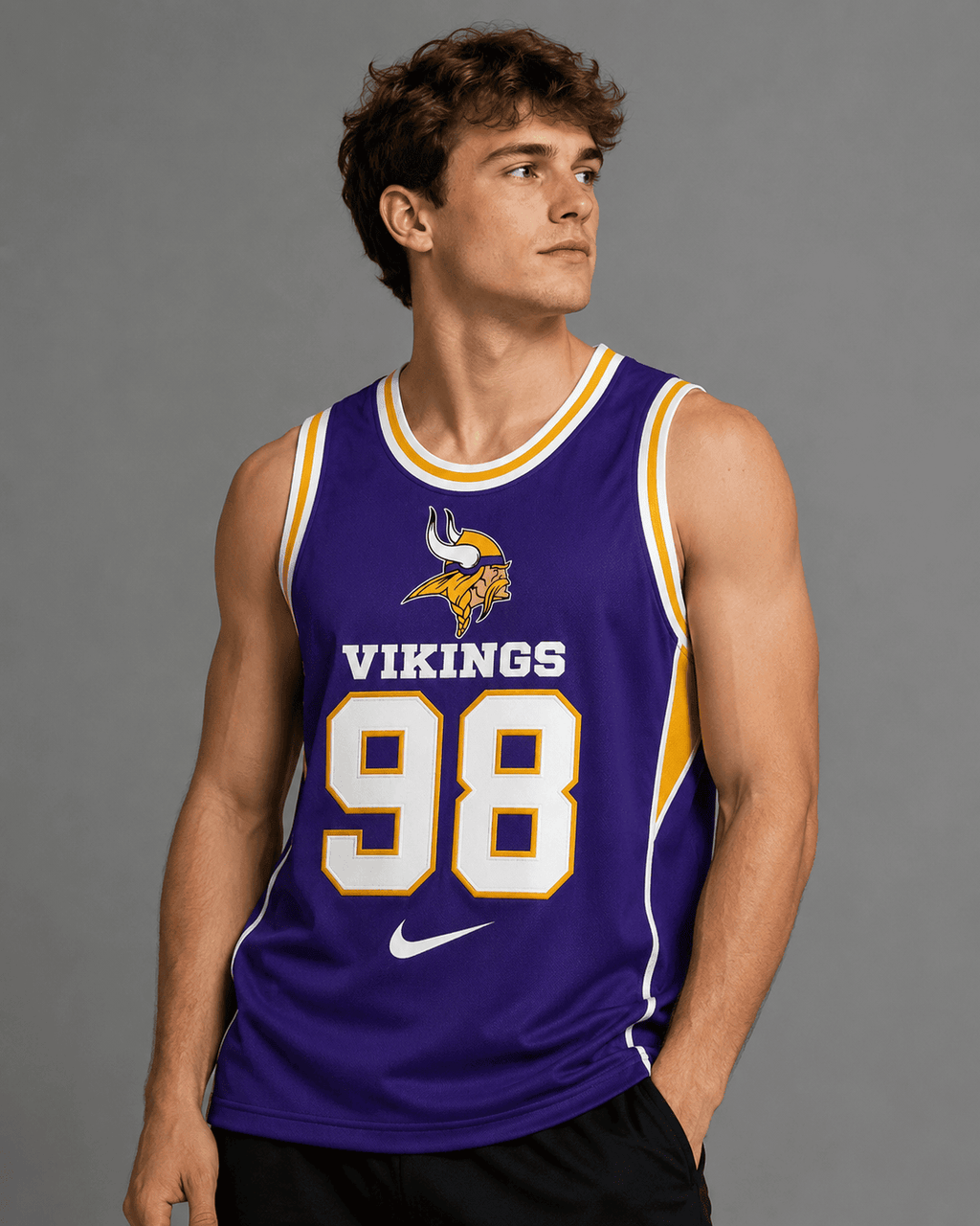 Minnesota Vikings | Premium NFL Custom Basketball Tank Top For Men And Women NDN