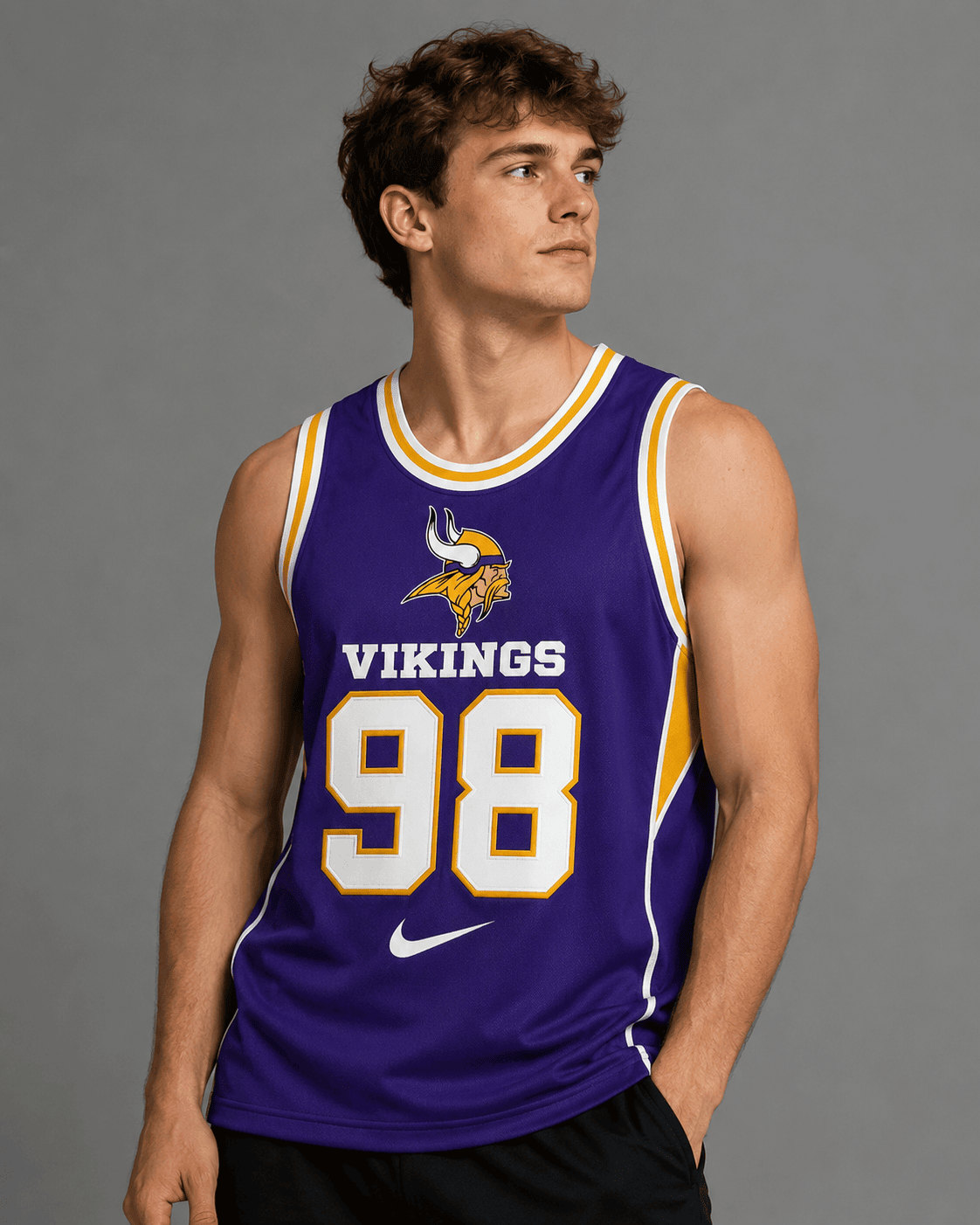 Minnesota Vikings | Premium NFL Custom Basketball Tank Top For Men And Women NDN