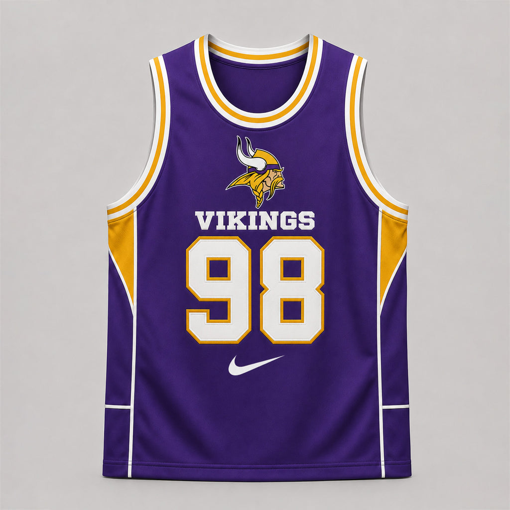 Minnesota Vikings | Premium NFL Custom Basketball Tank Top For Men And Women NDN