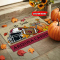 NFL01-Arizona Cardinals Fall Football Doormat - Custom name