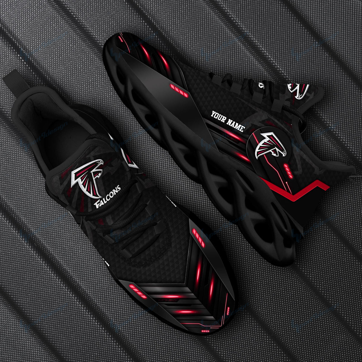 Atlanta Falcons Personalized Yezy Running Sneakers SPD226