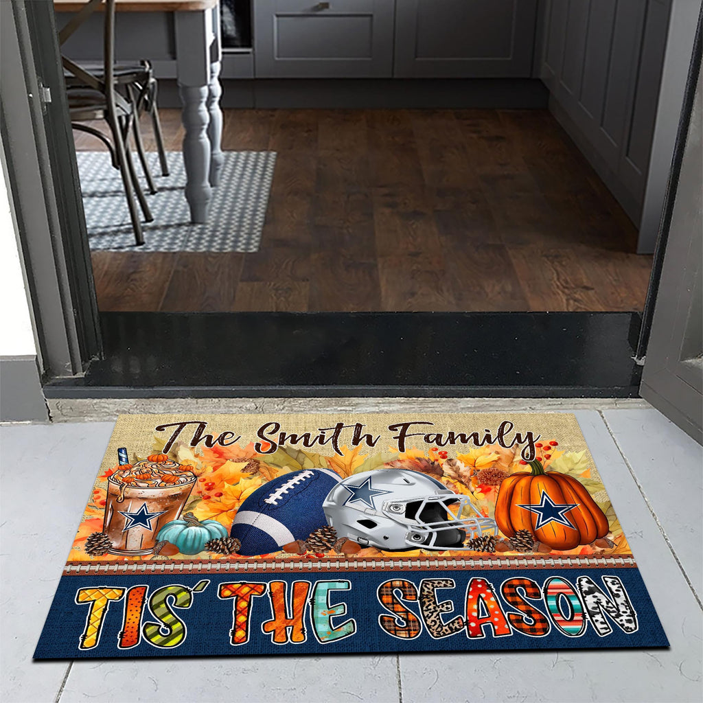 Dallas Cowboys Doormat Custom Your Family Name, Sport Doormat, Sport Gifts For Fan, Home Decorations ETRG-60162