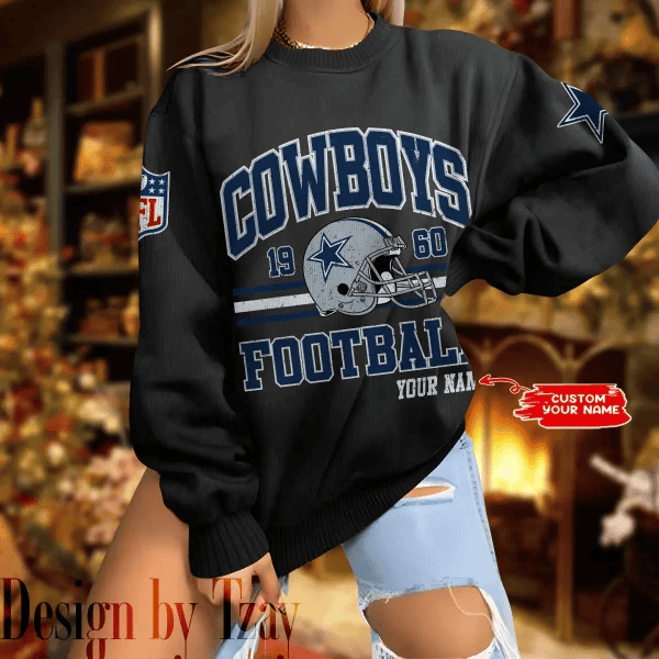 Dallas Cowboys Personalized Fashion Design New Woolen Sweater  BGSWT284