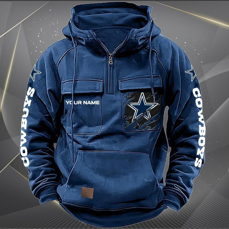 Dallas Cowboys Vintage Men Hoodie AZVMHD040