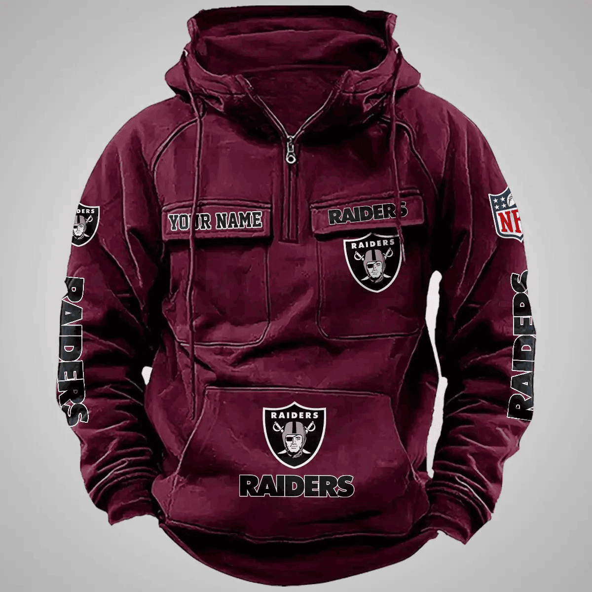 Las Vegas Raiders Vintage Men Hoodie AZVMHD106