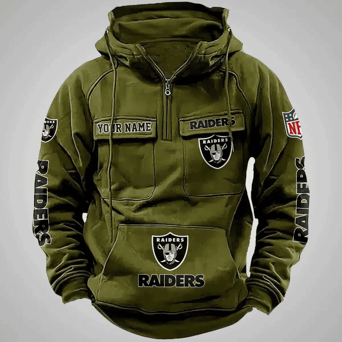 Las Vegas Raiders Vintage Men Hoodie AZVMHD106