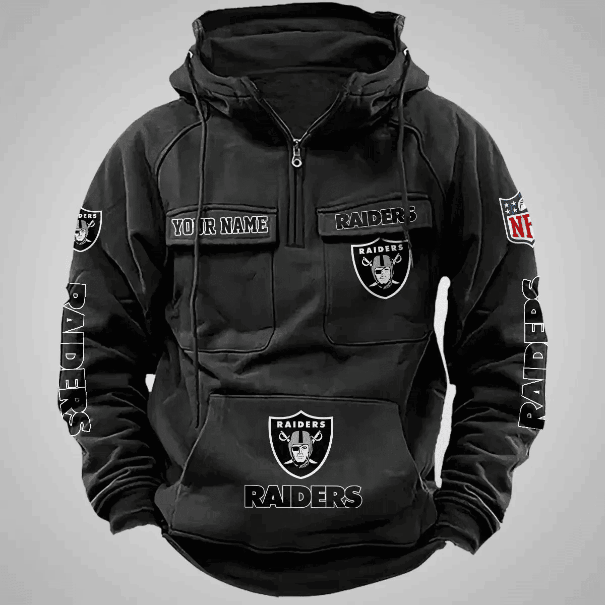 Las Vegas Raiders Vintage Men Hoodie AZVMHD106