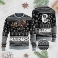 Sports Football Team Las Vegas Raiders Player With Ball And