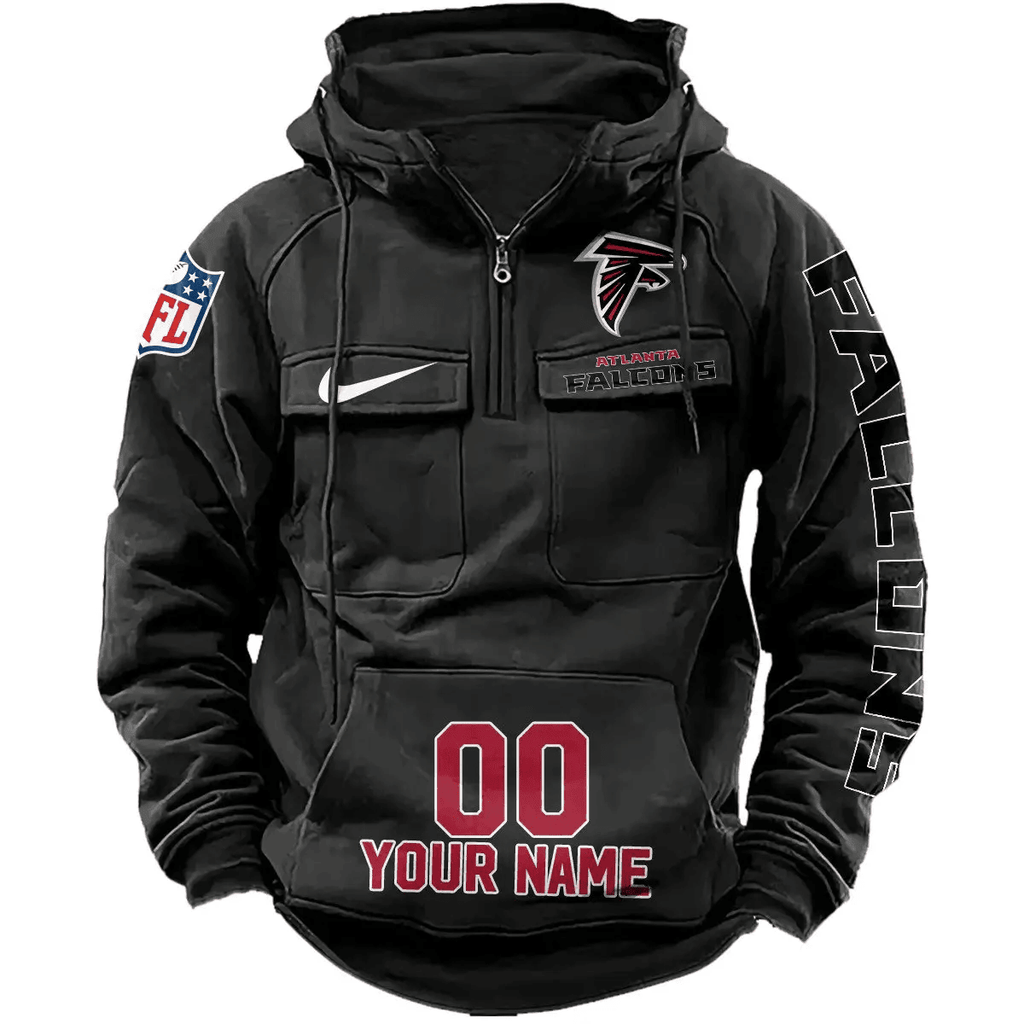Atlanta Falcons Vintage Men Hoodie AZVMHD063