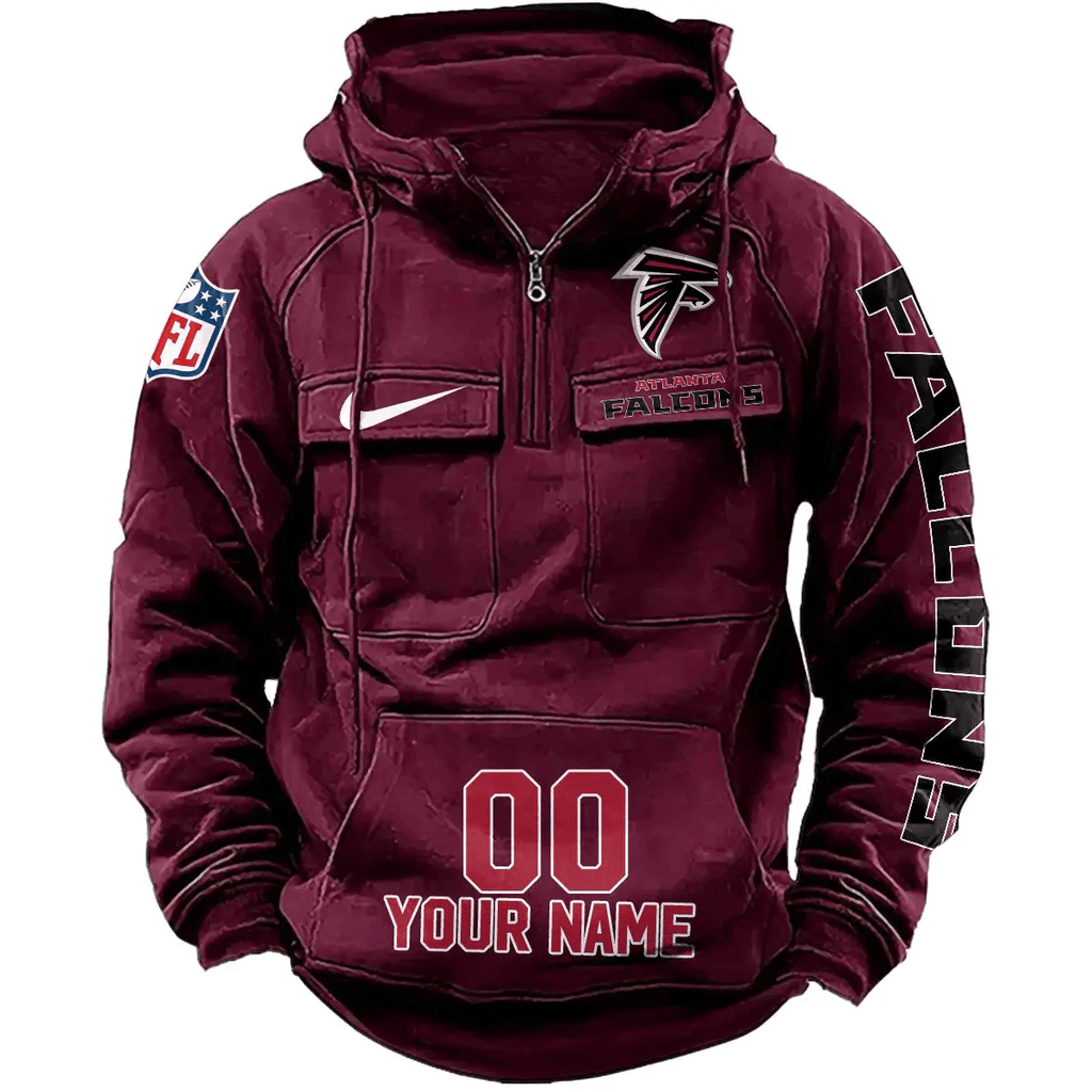 Atlanta Falcons Vintage Men Hoodie AZVMHD063