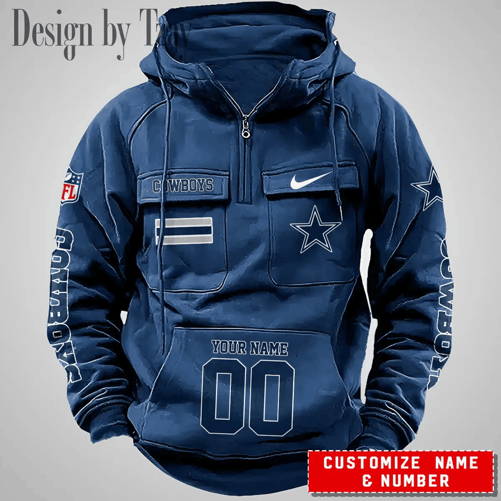 Dallas Cowboys Vintage Men Hoodie DV2 AZVMHD388