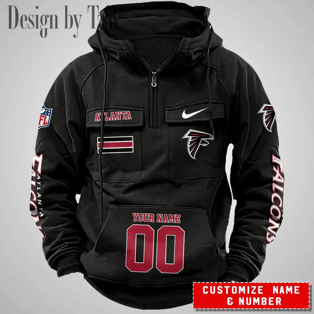 Atlanta Falcons Vintage Men Hoodie DV2 AZVMHD381