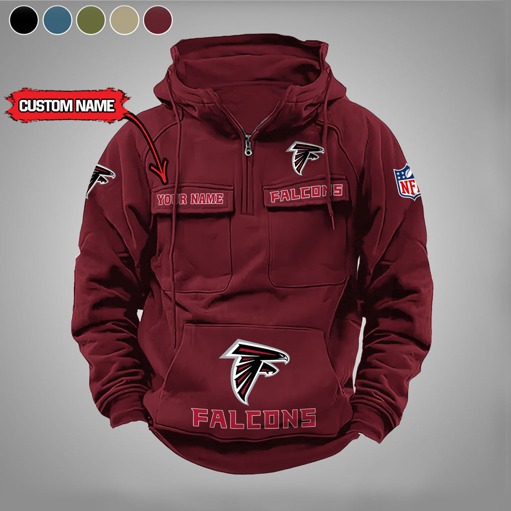 Atlanta Falcons Vintage Men Hoodie AZVMHD025