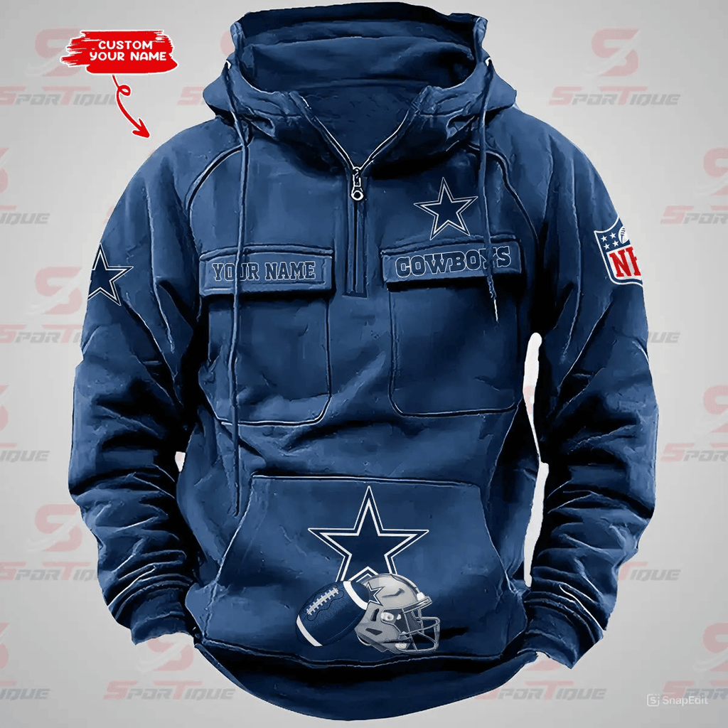 Dallas Cowboys Vintage Men Hoodie AZVMHD362