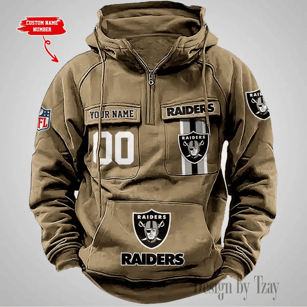 Las Vegas Raiders Vintage Men Hoodie DV2 AZVMHD428