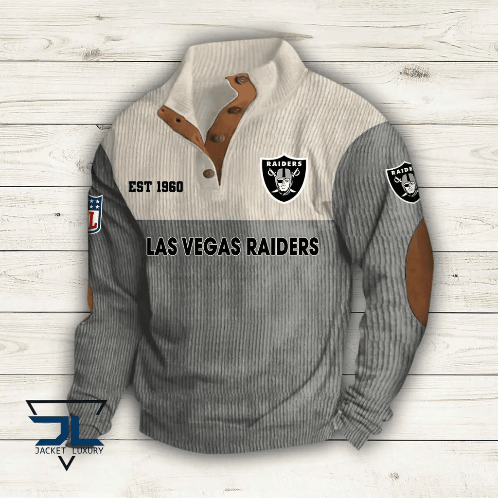 Las Vegas Raiders Premium Personalized Game-Day Pullover S9DBSCH113