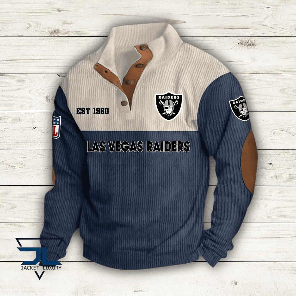 Las Vegas Raiders Premium Personalized Game-Day Pullover S9DBSCH113