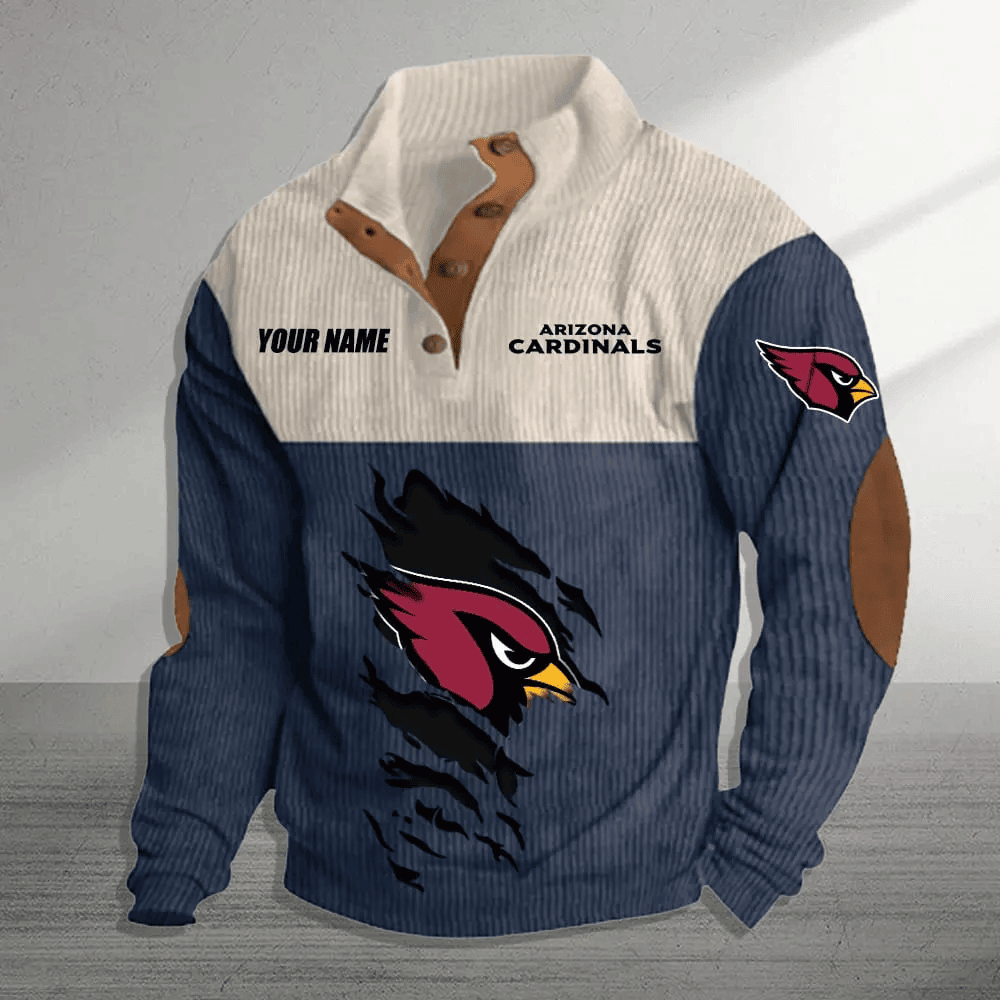 Arizona Cardinals Premium Personalized Game-Day Pullover S9DBSCH129