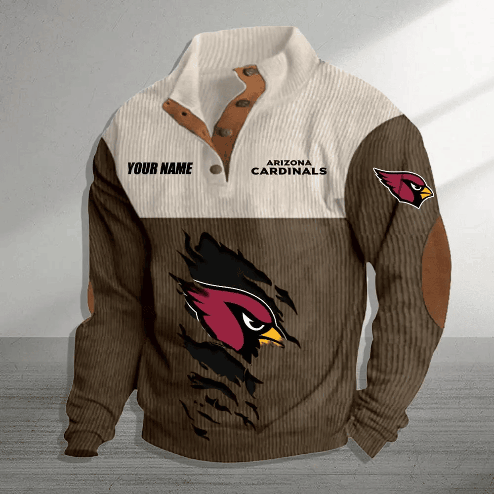 Arizona Cardinals Premium Personalized Game-Day Pullover S9DBSCH129