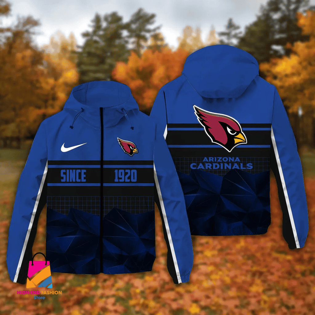Arizona Cardinals Windbreaker Outdoor Jacket Sport Fan Gift NNPRJ910