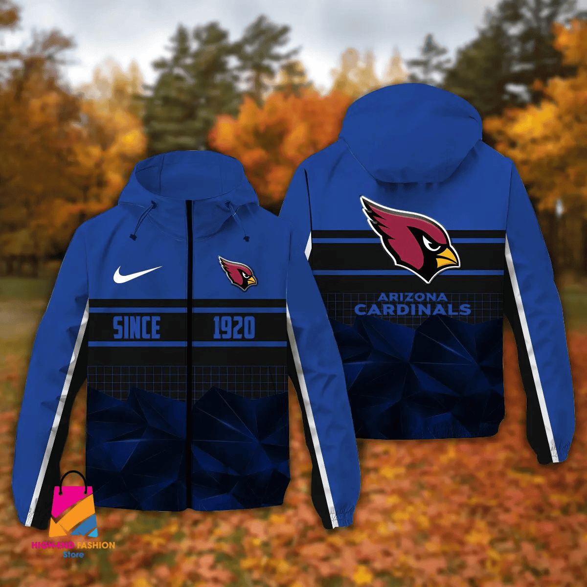Arizona Cardinals Windbreaker Outdoor Jacket Sport Fan Gift NNPRJ910