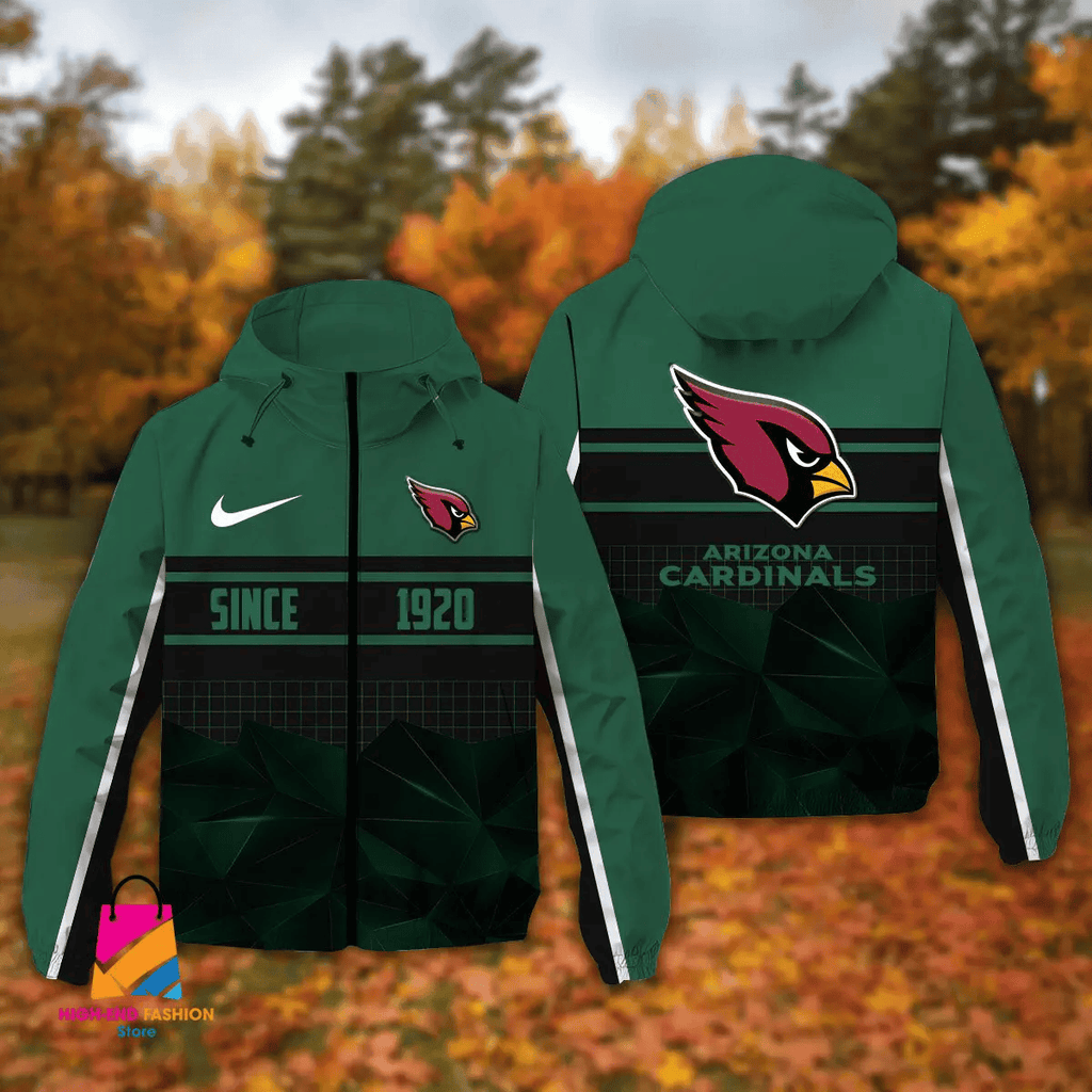 Arizona Cardinals Windbreaker Outdoor Jacket Sport Fan Gift NNPRJ910