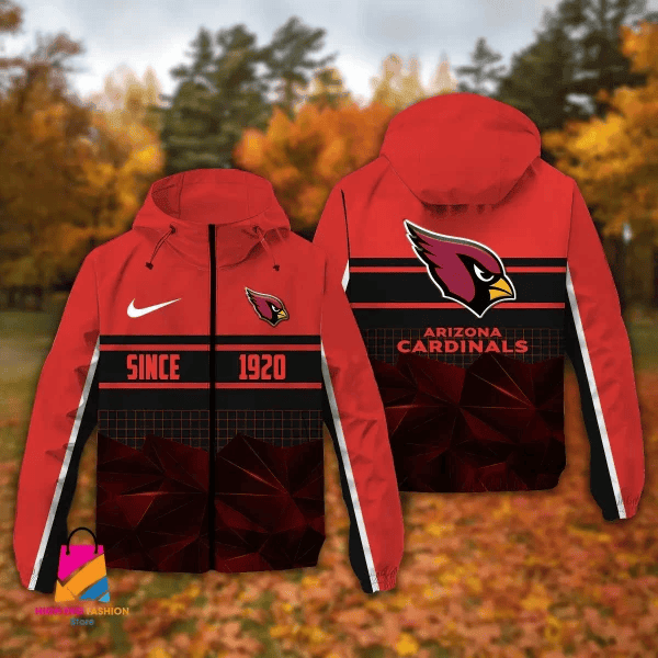 Arizona Cardinals Windbreaker Outdoor Jacket Sport Fan Gift NNPRJ910