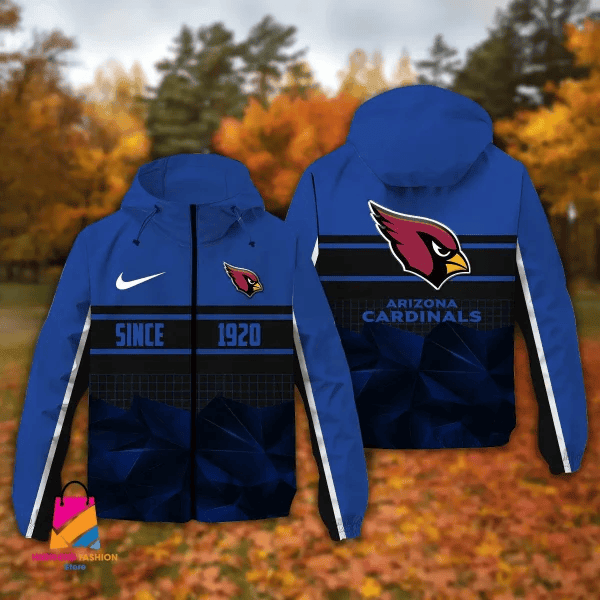 Arizona Cardinals Windbreaker Outdoor Jacket Sport Fan Gift NNPRJ910