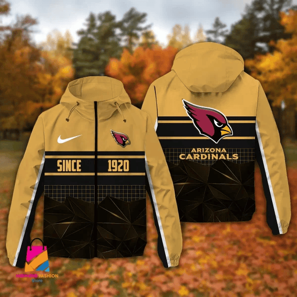 Arizona Cardinals Windbreaker Outdoor Jacket Sport Fan Gift NNPRJ910
