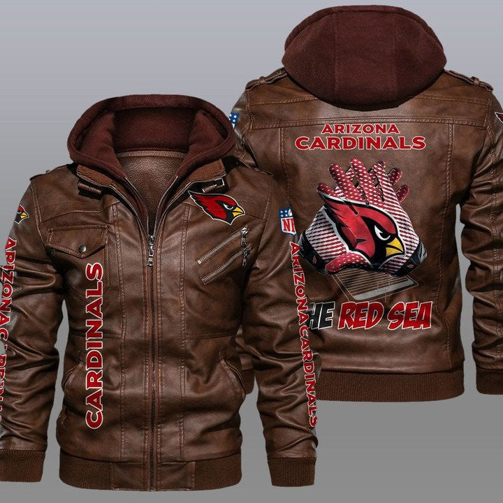 Arizona Cardinals Men’s Leather Coats DV20 ZPLT 01