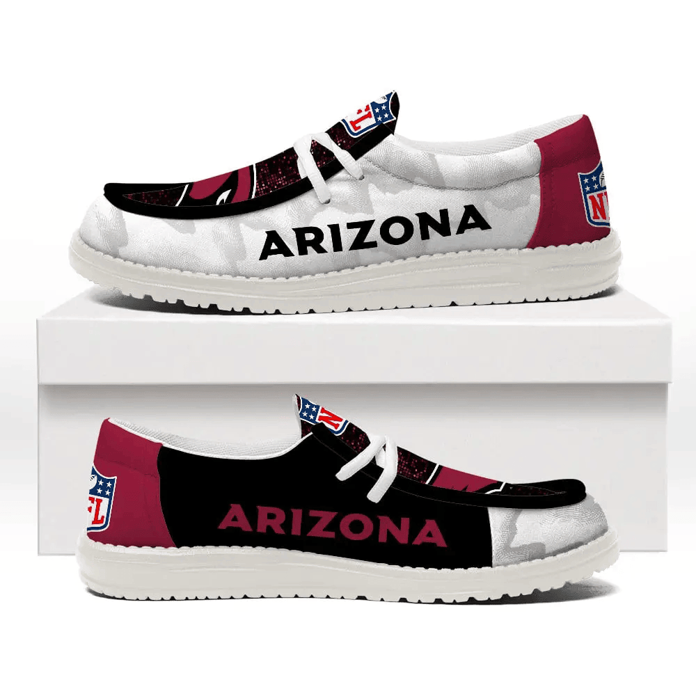Arizona Cardinals Personalized Moccasin Slippers – Hey Dude Shoes Style AZCHDUDE217