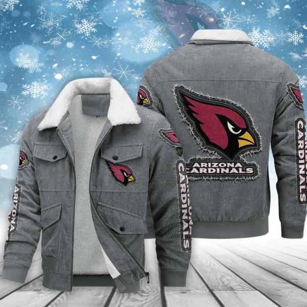Arizona Cardinals Men's Thickened Corduroy Jacket ANZVITCJ001
