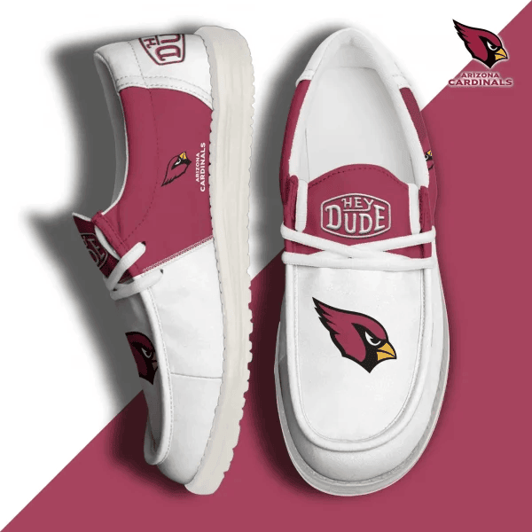 Arizona Cardinals Personalized Moccasin Slippers – Hey Dude Shoes Style AZCHDUDE249