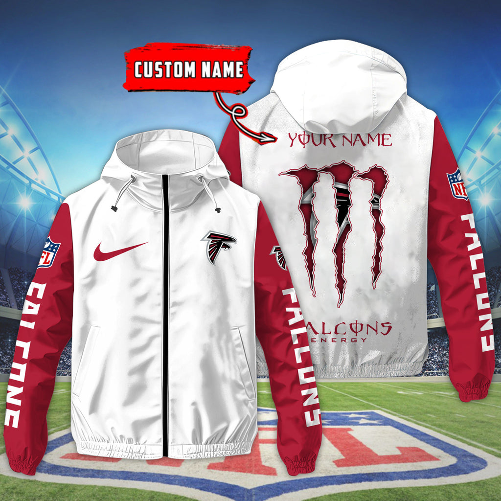 Atlanta Falcons Custom Windbreaker Outdoor Jacket Sport Fan Gift SPTWJACKET034
