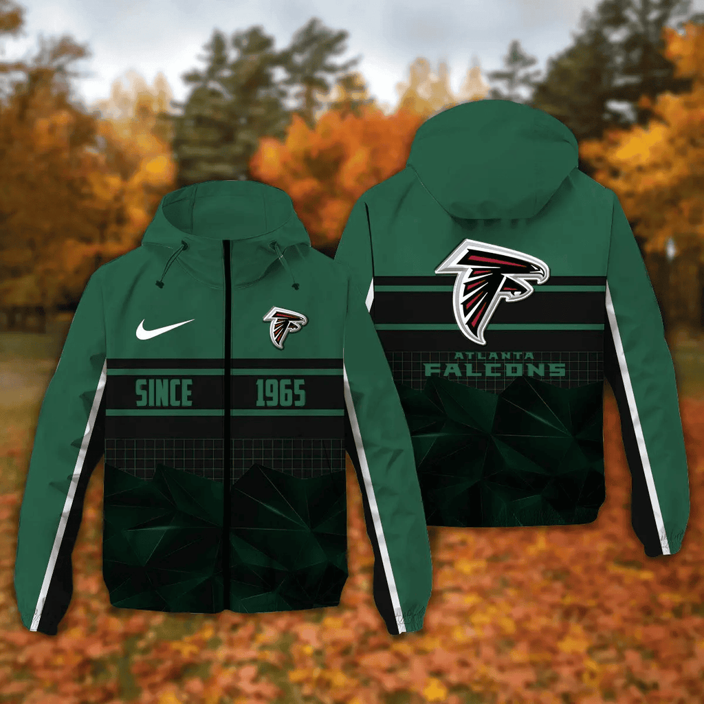 Atlanta Falcons Windbreaker Outdoor Jacket Sport Fan Gift NNPRJ911